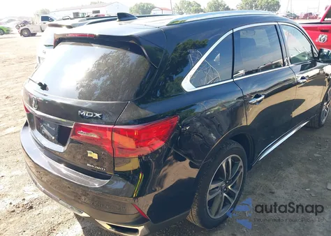 2017 Acura Mdx Advance Package z USA, uszkodzony, nr VIN 5FRYD4H87HB008181